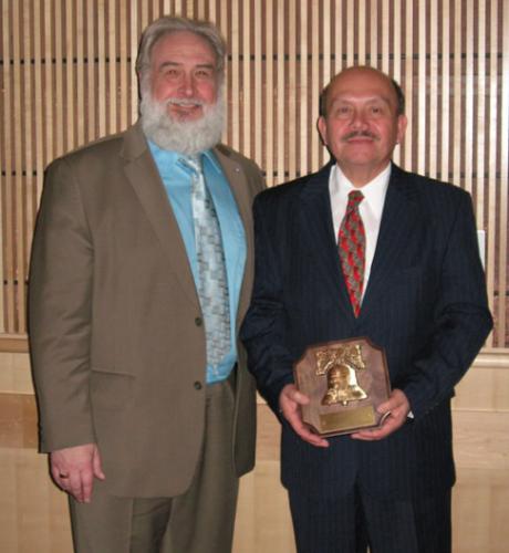 James A. Montero, Office Manager & Legal Assistant, Receives Liberty Bell Award
